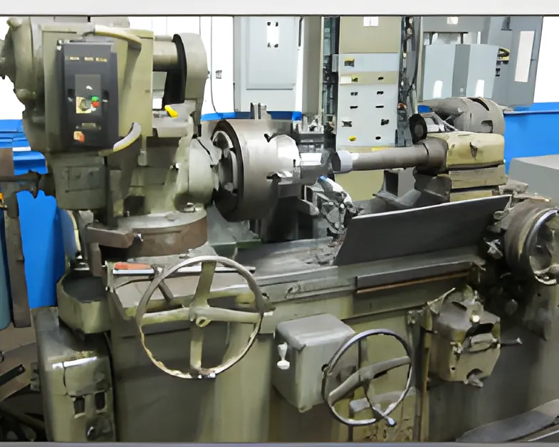 CNC machine on the D.B. Precision shop floor