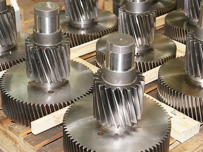 Machined parts on the D.B. Precision Houston shop floor